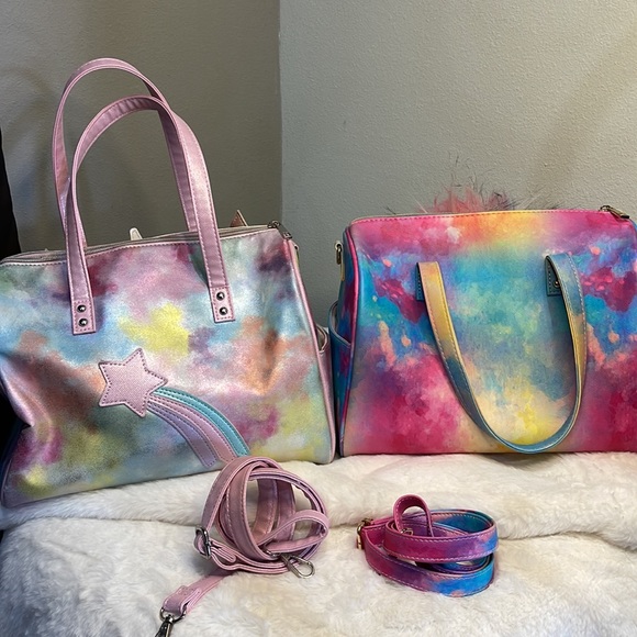 Under One Sky Other - ❌SOLD❌Under One Sky ​Kid's Unicorn Tie-Dye Faux Fur Weekender